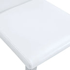 Silla de comedor sin brazos con patas de metal