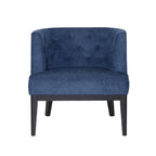Juego de 2 sillones decorativos tipo barril tapizados – Tela o piel sintética