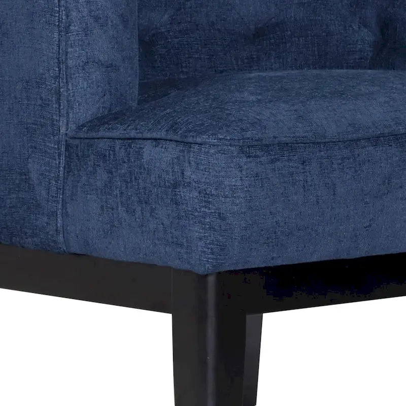 Juego de 2 sillones decorativos tipo barril tapizados – Tela o piel sintética