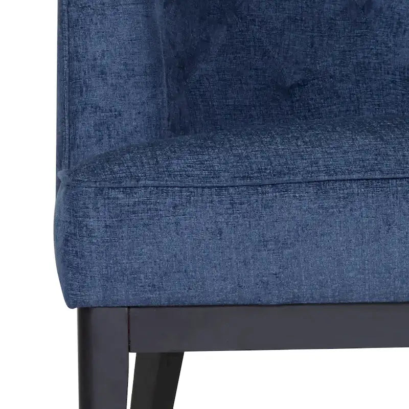 Juego de 2 sillones decorativos tipo barril tapizados – Tela o piel sintética