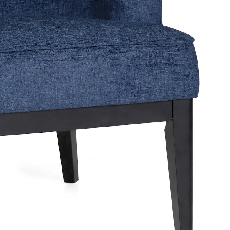 Juego de 2 sillones decorativos tipo barril tapizados – Tela o piel sintética