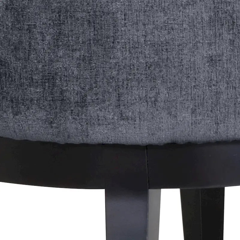 Juego de 2 sillones decorativos tipo barril tapizados – Tela o piel sintética
