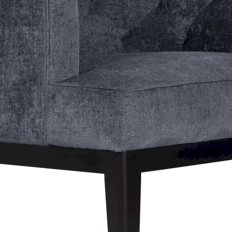 Juego de 2 sillones decorativos tipo barril tapizados – Tela o piel sintética