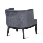 Juego de 2 sillones decorativos tipo barril tapizados – Tela o piel sintética