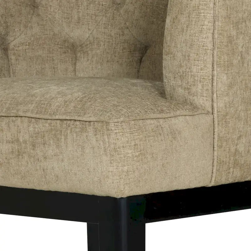 Juego de 2 sillones decorativos tipo barril tapizados – Tela o piel sintética
