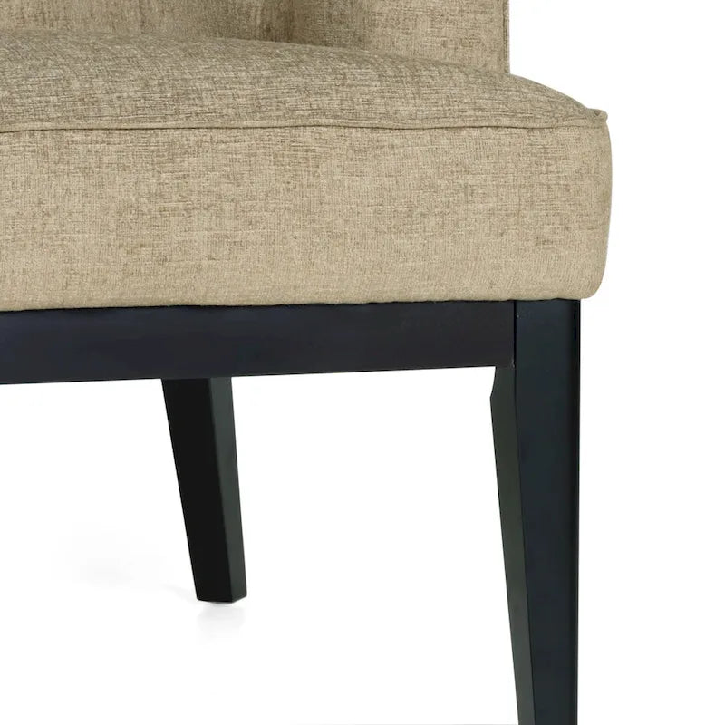 Juego de 2 sillones decorativos tipo barril tapizados – Tela o piel sintética
