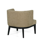 Juego de 2 sillones decorativos tipo barril tapizados – Tela o piel sintética