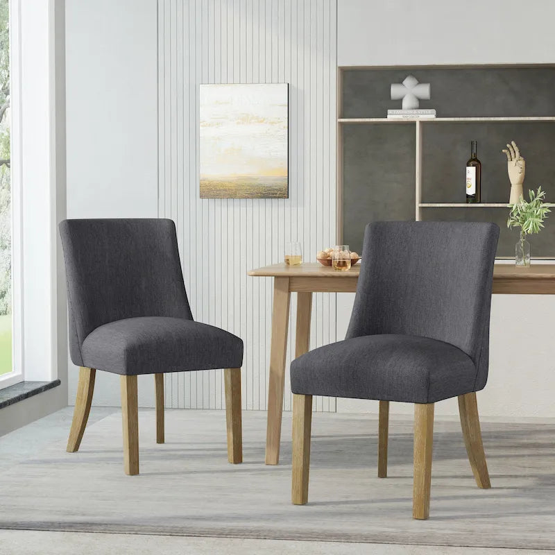 Silla de comedor Frances de tela (Juego de 2) de Christopher Knight Home