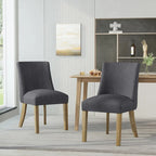 Silla de comedor Frances de tela (Juego de 2) de Christopher Knight Home
