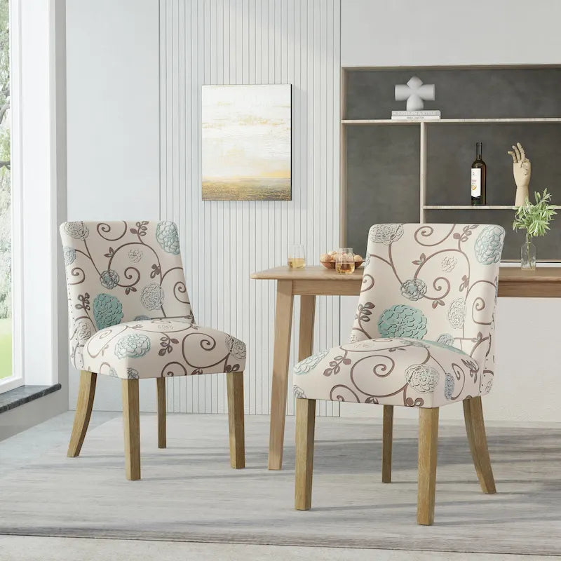 Silla de comedor Frances de tela (Juego de 2) de Christopher Knight Home