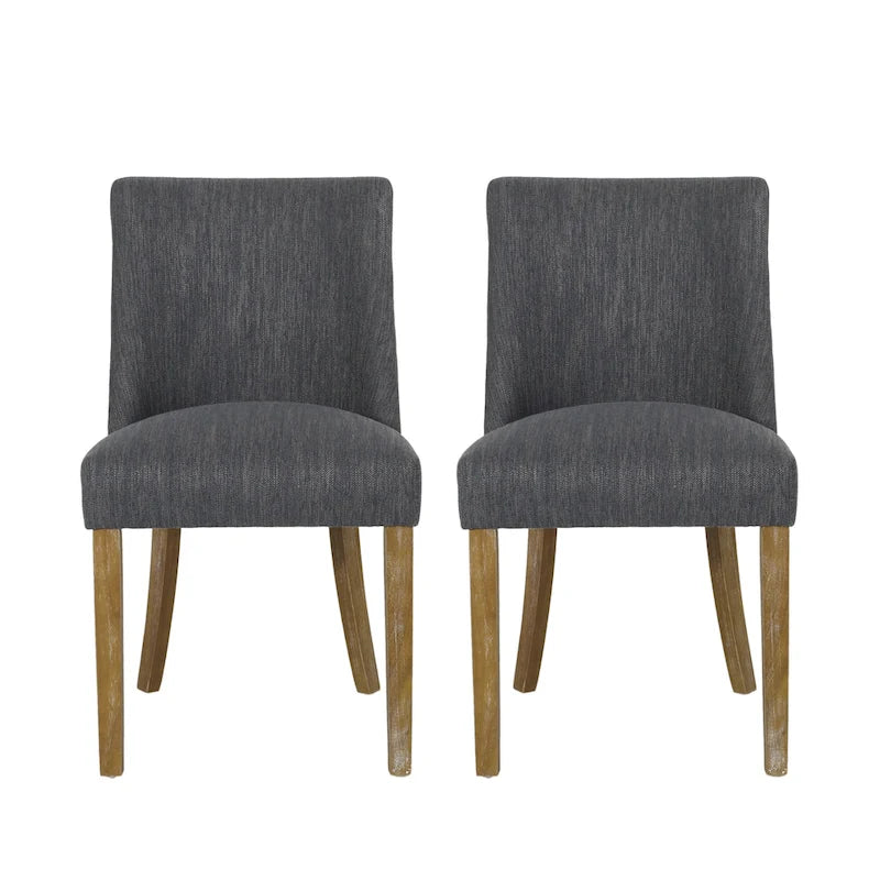 Silla de comedor Frances de tela (Juego de 2) de Christopher Knight Home