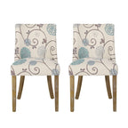 Silla de comedor Frances de tela (Juego de 2) de Christopher Knight Home