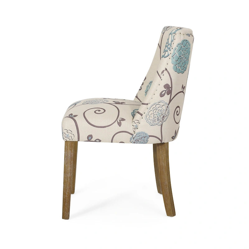 Silla de comedor Frances de tela (Juego de 2) de Christopher Knight Home