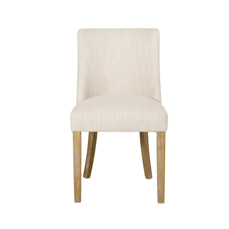 Silla de comedor Frances de tela (Juego de 2) de Christopher Knight Home
