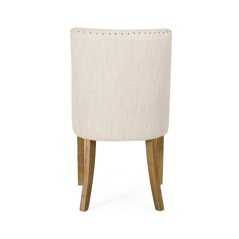 Silla de comedor Frances de tela (Juego de 2) de Christopher Knight Home