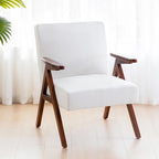 Juego de 2 sillas decorativas tapizadas