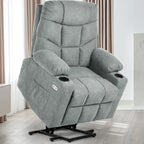 Sillón reclinable elevador eléctrico con masaje y calor
