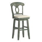 Silla giratoria de barra y mostrador con respaldo Napoleón