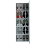 Armario Lisboa con puertas dobles, 2 cajones y barra para colgar