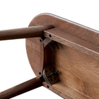 Banco de madera maciza