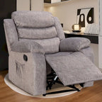 Sillón reclinable tapizado con vibración y calefacción