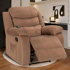 Sillón reclinable tapizado con vibración y calefacción