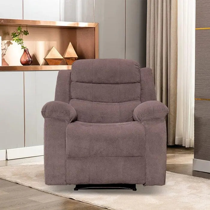 Sillón reclinable tapizado con vibración y calefacción