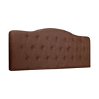 Cabecero tapizado con botones, altura ajustable, tejido acolchado premium