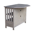 Mueble de TV de esquina con cajón y estantes