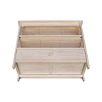 Mueble de TV de esquina con cajón y estantes