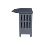 Mueble de TV de esquina con cajón y estantes