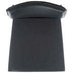 Silla de comedor de piel sintética, juego de 2 - 21.7"An. x 17.3"Pr. x 32.7"Al.