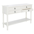 Mesa consola de 4 cajones - 42" An. x 13" Prof. x 29.5" Al.