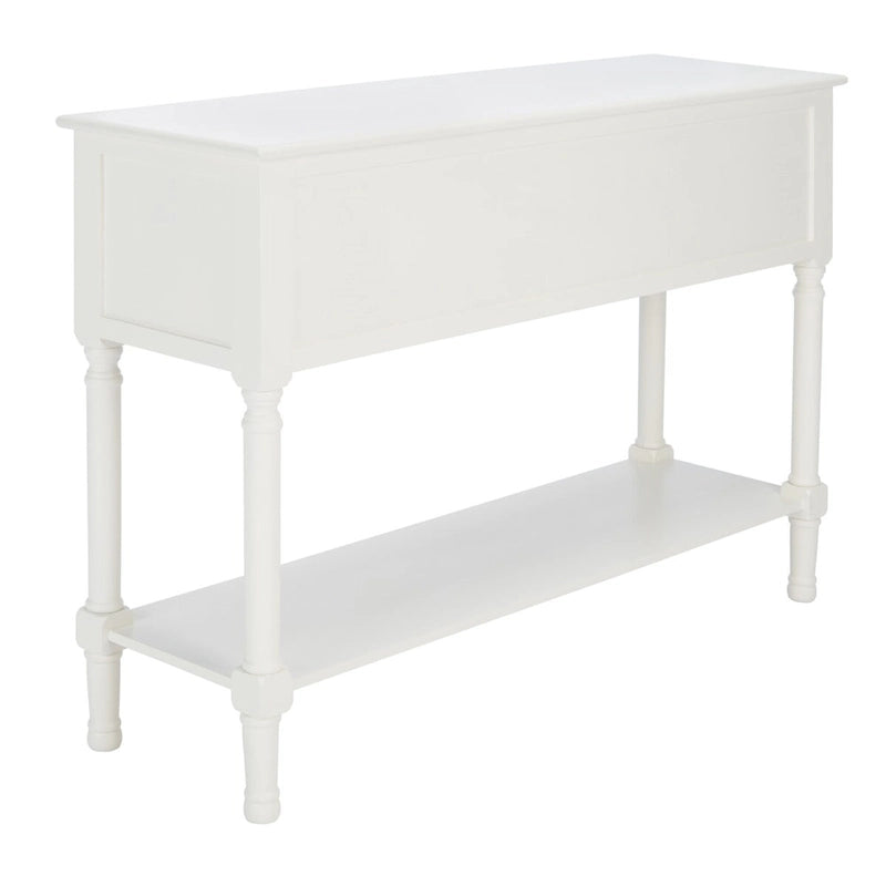 Mesa consola de 4 cajones - 42" An. x 13" Prof. x 29.5" Al.