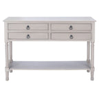Mesa consola de 4 cajones - 42" An. x 13" Prof. x 29.5" Al.