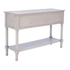 Mesa consola de 4 cajones - 42" An. x 13" Prof. x 29.5" Al.
