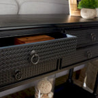 Mesa consola de 4 cajones - 42" An. x 13" Prof. x 29.5" Al.
