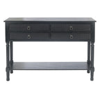 Mesa consola de 4 cajones - 42" An. x 13" Prof. x 29.5" Al.