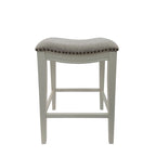Carolina Living Sawyer 30 Saddle Barstool - Set of 2