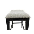Taburete de silla de montar Sawyer de 30" con tachuelas decorativas - Juego de 2