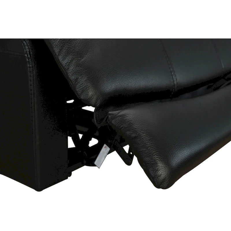 Sillón reclinable de gravedad cero con reposacabezas ajustable y reposapiés extensible - Negro