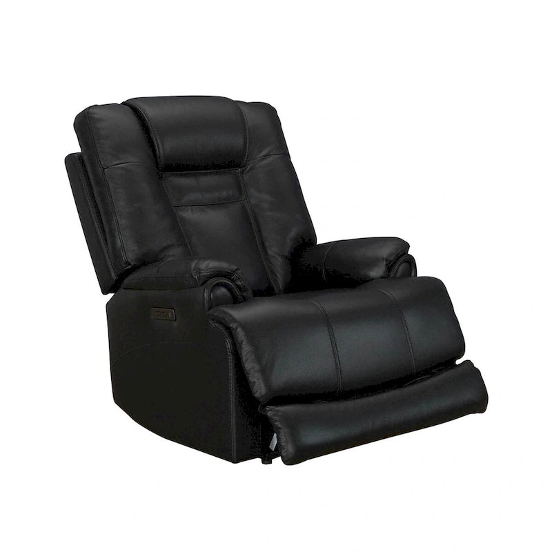 Sillón reclinable de gravedad cero con reposacabezas ajustable y reposapiés extensible - Negro
