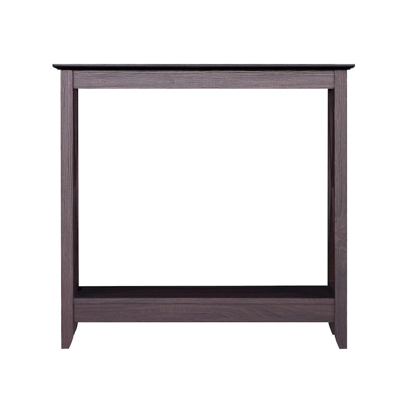 Mesa de consola estilo casa de campo moderna con estante inferior