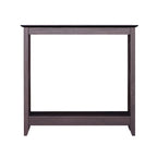 Mesa de consola estilo casa de campo moderna con estante inferior