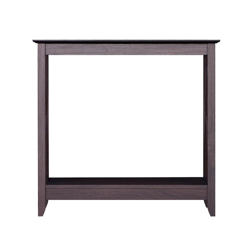 Mesa de consola estilo casa de campo moderna con estante inferior