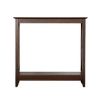 Mesa de consola estilo casa de campo moderna con estante inferior